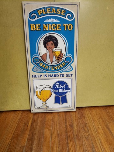 Pabst beer bartender black - beer,